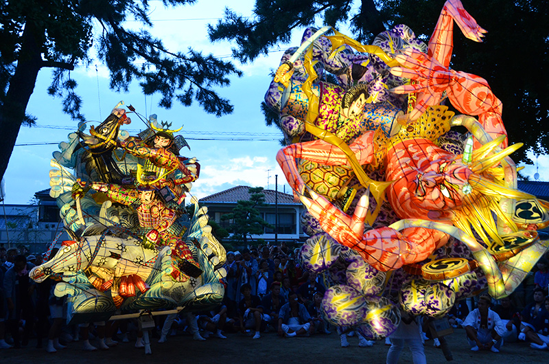 万燈祭の様子